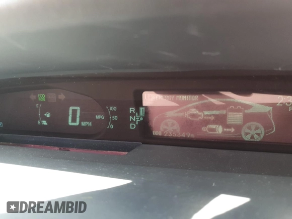2010 Toyota Prius II z VIN JTDKN3DU8A1102036, wystawiony jako Copart lot #55313755 z przebiegiem 235 349 mil mil oraz Czysty tytuł • Clean title. Historia ofert i sprzedaży dostępna na DreamBid. Obrazek 9.