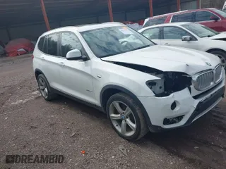 2017 BMW X3 sDrive28i with VIN 5UXWZ7C39H0X41286, listed as a IAAI auction lot 41577117 with 104,781 mi miles. Bid and sale history available at carsss.com. Image 1.