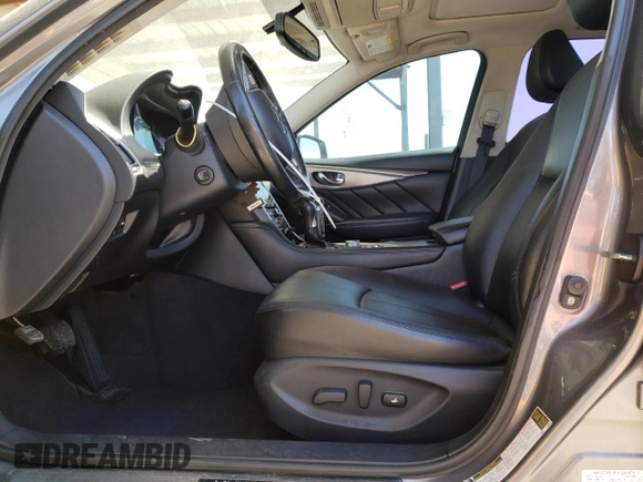 2016 Infiniti Q50 Premium with VIN JN1EV7AP0GM300476, listed as a Copart auction lot 50693634 with 116,025 mi miles and Salvage Title. Bid and sale history available at DreamBid. Image 7.