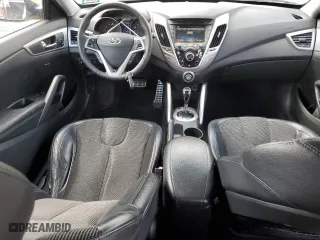 2012 Hyundai Veloster w/Black Int with VIN KMHTC6ADXCU028051, listed as a Copart auction lot 52191975 with 148,806 mi miles and Salvage Title. Bid and sale history available at carsss.com. Image 8.