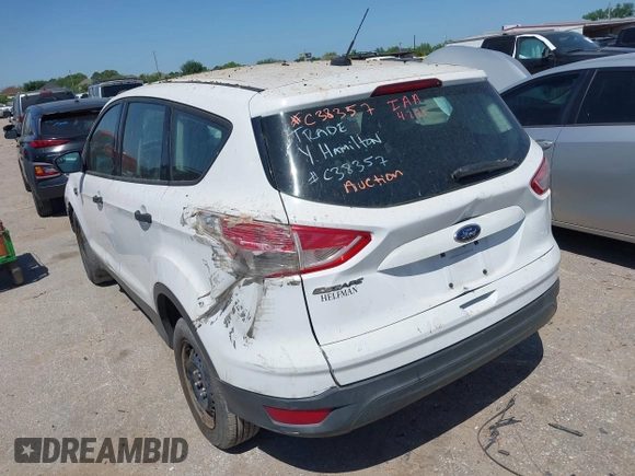 2014 Ford Escape S with VIN 1FMCU0F7XEUC38357, listed as a IAAI auction lot 41978502 with 150,039 mi miles. Bid and sale history available at carsss.com. Image 3.
