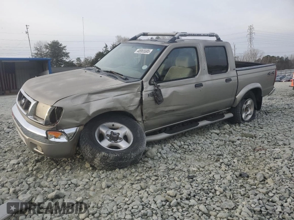 2000 Nissan Frontier XE with VIN 1N6ED27Y3YC366060, listed as a Copart auction lot 48955585 with 158,565 mi miles and Salvage title. Bid and sale history available at DreamBid. Image 1.