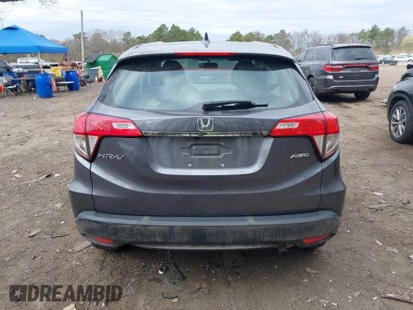 2022 Honda HR-V LX with VIN 3CZRU6H36NM725968, listed as a IAAI auction lot 42055401 with 58,525 mi miles. Bid and sale history available at carsss.com. Image 16.