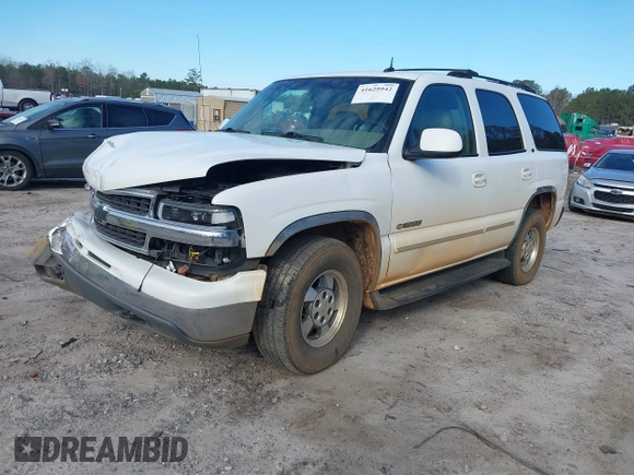 2002 Chevrolet Tahoe LS with VIN 1GNEC13Z52R329554, listed as a IAAI auction lot 41629942 with 232,374 mi miles and . Bid and sale history available at DreamBid. Image 2.