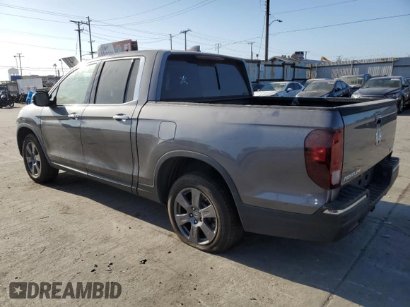 2020 Honda Ridgeline RTL-E with VIN 5FPYK3F76LB010841, listed as a Copart auction lot 67267635 with 53,055 mi miles and Salvage title. Bid and sale history available at DreamBid. Image 2.