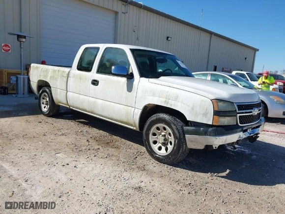 2007 Chevrolet Silverado 1500 Work Truck with VIN 1GCEC19X37Z105625, listed as a IAAI auction lot 41781028 with 257,490 mi miles. Bid and sale history available at carsss.com. Image 1.