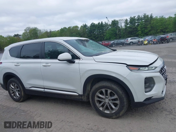 2019 Hyundai Santa Fe SE with VIN 5NMS2CAD9KH117777, listed as a IAAI auction lot 42296811 with 82,188 mi miles and . Bid and sale history available at DreamBid. Image 13.