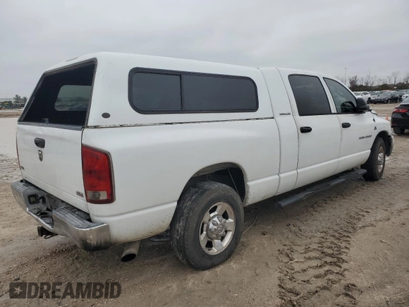 2006 Dodge Ram 2500 SLT with VIN 3D7KR29C36G226020, listed as a Copart auction lot 45051935 with 350,487 mi miles and Salvage Title. Bid and sale history available at carsss.com. Image 3.