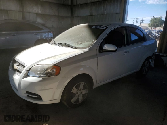 2010 Chevrolet Aveo 1LT with VIN KL1TD5DE7AB090698, listed as a Copart auction lot 88823465 with 159,391 mi miles and Salvage Title. Bid and sale history available at DreamBid. Image 1.