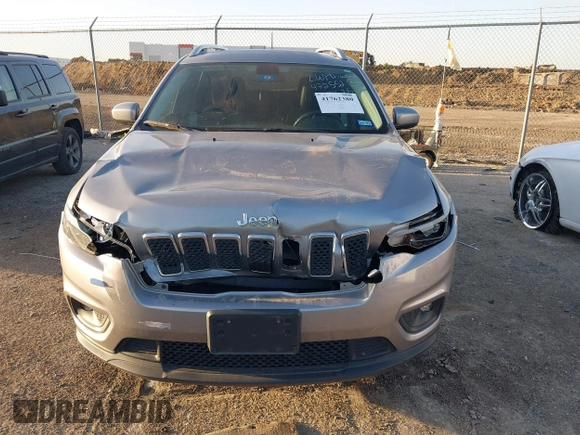 2019 Jeep Cherokee Latitude Plus with VIN 1C4PJLLB7KD128600, listed as a IAAI auction lot 41762380 with 44,740 mi miles. Bid and sale history available at carsss.com. Image 12.