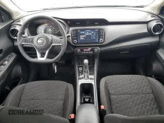 2021 Nissan Kicks SV with VIN 3N1CP5CV0ML470067, listed as a Copart auction lot 45164195 with 35,166 mi miles and Salvage Title. Bid and sale history available at DreamBid. Image 8.