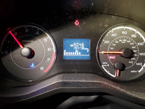 2019 Subaru Impreza with VIN 4S3GTAA69K1700031, listed as a Copart auction lot 81847564 with 19,478 mi miles and Salvage Title. Bid and sale history available at carsss.com. Image 9.