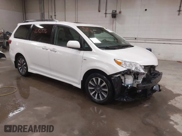 2019 Toyota Sienna XLE with VIN 5TDDZ3DCXKS224647, listed as a IAAI auction lot 41686896 with 93,453 mi miles and . Bid and sale history available at DreamBid. Image 1.