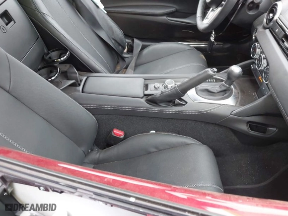 2024 Mazda MX-5 Miata RF Grand Touring with VIN JM1NDAM70R0600649, listed as a IAAI auction lot 41702445 with 3,112 mi miles. Bid and sale history available at carsss.com. Image 5.