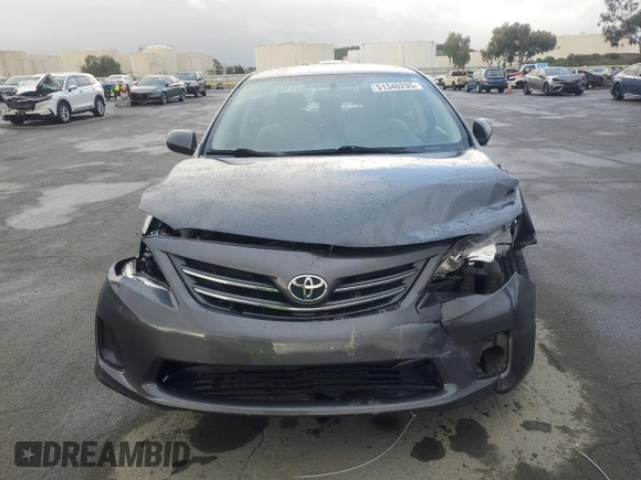 2013 Toyota Corolla L with VIN 2T1BU4EE2DC949909, listed as a Copart auction lot 51346295 with 86,811 mi miles and Salvage Title. Bid and sale history available at carsss.com. Image 5.