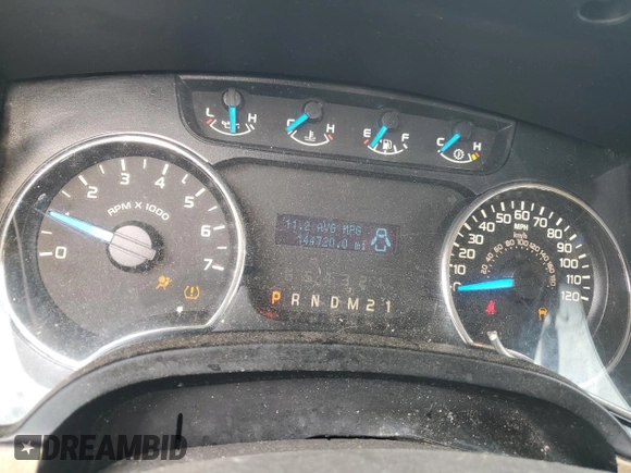 2014 Ford F-150 XL with VIN 1FTEX1EMXEFC40664, listed as a Copart auction lot 43030155 with 144,720 mi miles and Salvage Title. Bid and sale history available at carsss.com. Image 9.