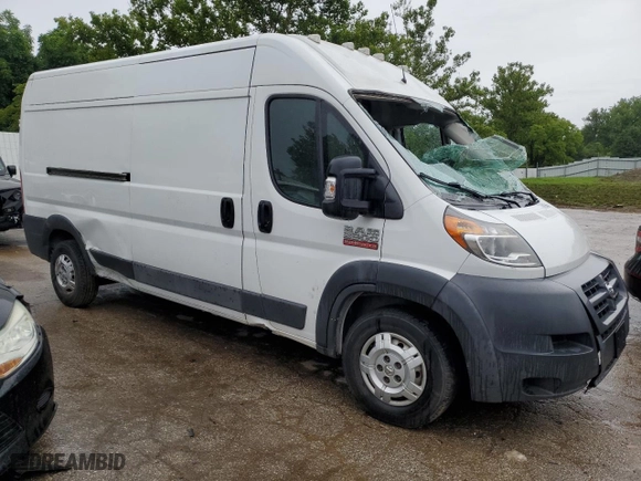 2014 Ram ProMaster Cargo Van with VIN 3C6TRVDG4EE123751, listed as a Copart auction lot 61602434 with 201,033 mi miles and Salvage Title. Bid and sale history available at carsss.com. Image 4.