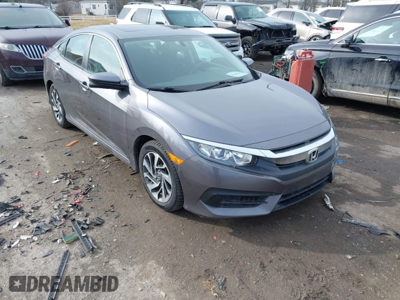 2018 Honda Civic Sedan EX with VIN 19XFC2F78JE005182, listed as a IAAI auction lot 41694161 with 101,158 mi miles. Bid and sale history available at carsss.com. Image 1.