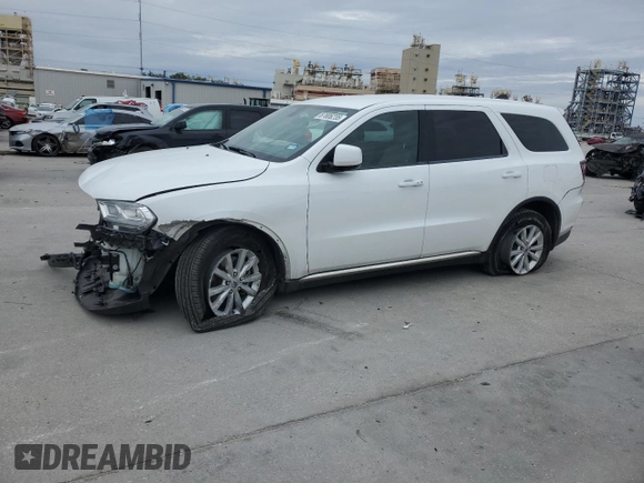2021 Dodge Durango SXT with VIN 1C4RDHAG9MC519428, listed as a Copart auction lot 87806235 with 68,714 mi miles and Salvage title. Bid and sale history available at DreamBid. Image 1.