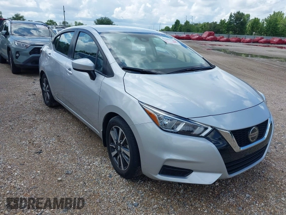 2022 Nissan Versa SV z VIN 3N1CN8EV4NL837204, wystawiony jako IAAI lot #42202174 z przebiegiem 14 603 mil mil oraz . Historia ofert i sprzedaży dostępna na DreamBid. Obrazek 1.