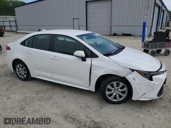 2021 Toyota Corolla LE with VIN 5YFEPMAE1MP206006, listed as a Copart auction lot 53228715 with 34,267 mi miles and Salvage Title. Bid and sale history available at DreamBid. Image 4.