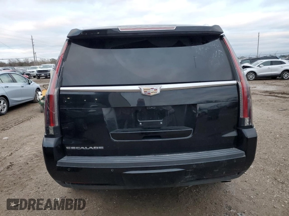 2017 Cadillac Escalade Premium Luxury with VIN 1GYS3CKJ4HR337750, listed as a Copart auction lot 87628035 with 107,142 mi miles and Clean title. Bid and sale history available at DreamBid. Image 6.