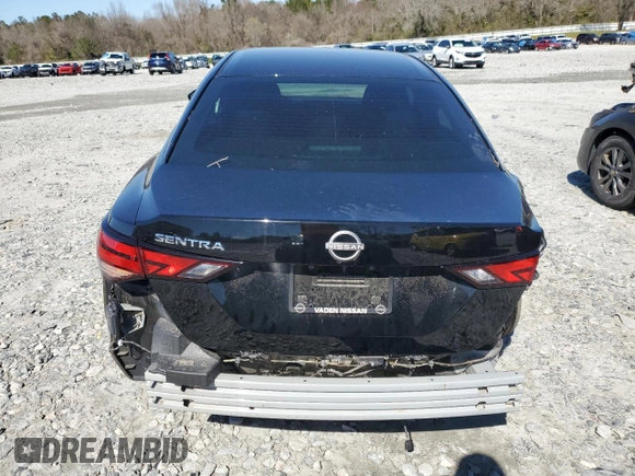 2024 Nissan Sentra S z VIN 3N1AB8BV9RY206493, wystawiony jako Copart lot #47537095 z przebiegiem 33 480 mil mil oraz Szkoda całkowita • Salvage title. Historia ofert i sprzedaży dostępna na DreamBid. Obrazek 6.