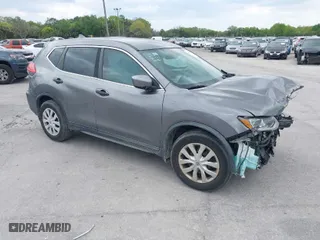 2017 Nissan Rogue SV with VIN KNMAT2MT5HP572065, listed as a IAAI auction lot 41866365 with NaN miles. Bid and sale history available at carsss.com. Image 1.