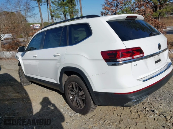 2023 Volkswagen Atlas SE with VIN 1V2DP2CA0PC544616, listed as a IAAI auction lot 41144129 with 23,099 mi miles and . Bid and sale history available at DreamBid. Image 3.