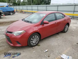 2016 Toyota Corolla L with VIN 2T1BURHE1GC603556, listed as a Copart auction lot 58399685 with 110,647 mi miles and Salvage title. Bid and sale history available at DreamBid. Image 1.