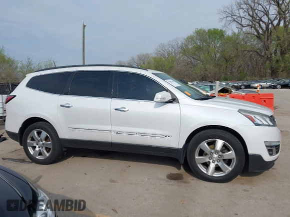 2017 Chevrolet Traverse Premier with VIN 1GNKVJKD7HJ133349, listed as a IAAI auction lot 41987568 with 137,492 mi miles and . Bid and sale history available at DreamBid. Image 13.