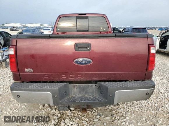 2008 Ford F-350 with VIN 1FTWW32R08EA90223, listed as a Copart auction lot 53132245 with 174,933 mi miles and Salvage title. Bid and sale history available at DreamBid. Image 6.