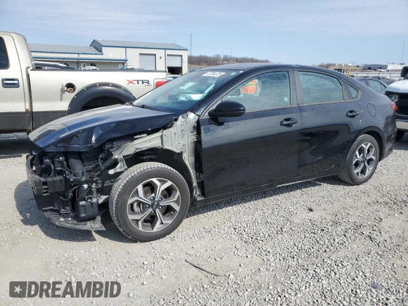 2020 Kia Forte LXS with VIN 3KPF24AD6LE255440, listed as a Copart auction lot 47204375 with 51,955 mi miles and Salvage Title. Bid and sale history available at carsss.com. Image 1.
