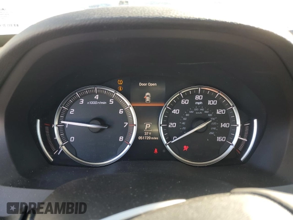 2020 Acura MDX with VIN 5J8YD4H36LL031402, listed as a Copart auction lot 45508425 with 51,720 mi miles and Salvage Title. Bid and sale history available at carsss.com. Image 9.
