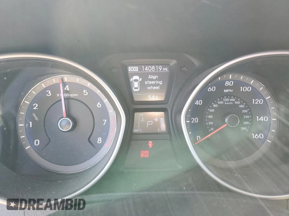 2016 Hyundai Elantra GT with VIN KMHD35LH1GU321647, listed as a Copart auction lot 54391395 with 140,819 mi miles and Salvage Title. Bid and sale history available at carsss.com. Image 9.