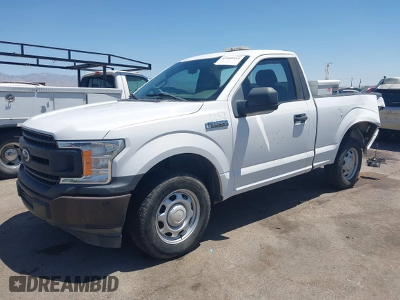 2018 Ford F-150 XL with VIN 1FTMF1CB1JKC58164, listed as a IAAI auction lot 42289514 with 57,075 mi miles and . Bid and sale history available at DreamBid. Image 2.