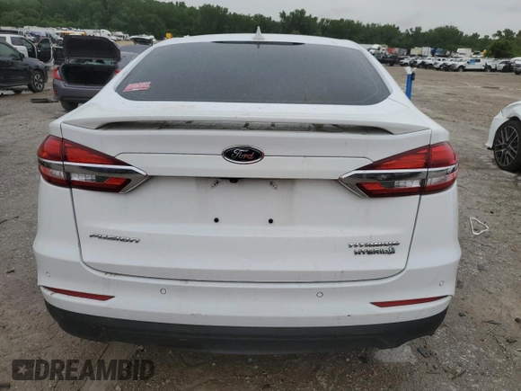 2019 Ford Fusion Titanium with VIN 3FA6P0RU5KR179916, listed as a Copart auction lot 58552525 with 110,035 mi miles and Clean title. Bid and sale history available at DreamBid. Image 6.