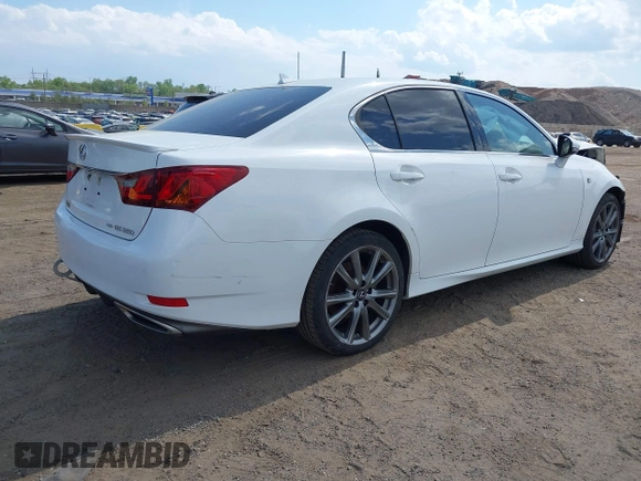 2014 Lexus GS 350 with VIN JTHCE1BL7E5022517, listed as a IAAI auction lot 42168569 with 72,572 mi miles and . Bid and sale history available at DreamBid. Image 4.