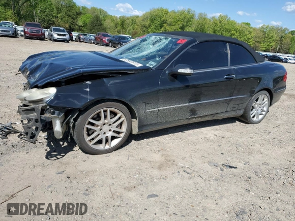 2009 Mercedes-Benz CLK 350 with VIN WDBTK56F39T108770, listed as a Copart auction lot 52892915 with 148,142 mi miles and Salvage Title. Bid and sale history available at DreamBid. Image 1.