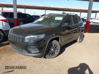 2021 Jeep Cherokee Latitude with VIN 1C4PJLCB2MD156274, listed as a IAAI auction lot 40850430 with 50,375 mi miles. Bid and sale history available at carsss.com. Image 2.