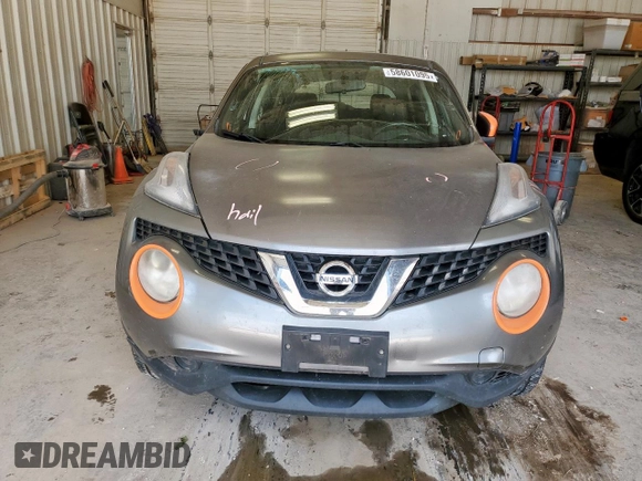 2015 Nissan Juke SV with VIN JN8AF5MV5FT552577, listed as a Copart auction lot 58601095 with 121,896 mi miles and Salvage title. Bid and sale history available at DreamBid. Image 5.