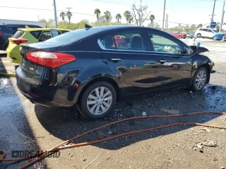 2014 Kia Forte EX with VIN KNAFX4A8XE5049893, listed as a Copart auction lot 45494595 with 116,270 mi miles and Salvage Title. Bid and sale history available at carsss.com. Image 3.