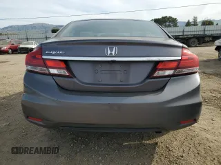 2014 Honda Civic Sedan LX with VIN 19XFB2F52EE224467, listed as a Copart auction lot 47305665 with 179,164 mi miles and Salvage Title. Bid and sale history available at carsss.com. Image 6.