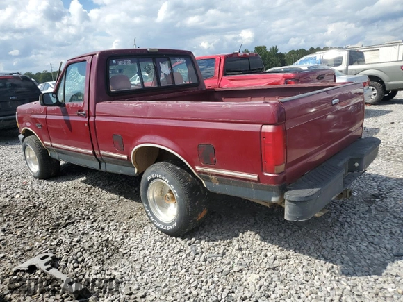 1993 Ford F-150 with VIN 2FTDF15N9PCA06375, listed as a Copart auction lot 73217644 with 293,322 mi miles and Salvage Title. Bid and sale history available at carsss.com. Image 2.