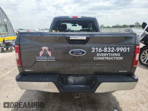 2018 Ford F-150 XL with VIN 1FTEX1CP7JKF80739, listed as a Copart auction lot 62030155 with 144,548 mi miles and Salvage title. Bid and sale history available at DreamBid. Image 6.