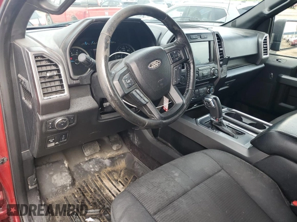 2017 Ford F-150 XL with VIN 1FTEW1EP1HFA32660, listed as a Copart auction lot 61466995 with 213,950 mi miles and Salvage title. Bid and sale history available at DreamBid. Image 8.