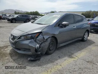 2022 Nissan LEAF S with VIN 1N4AZ1BV2NC556279, listed as a Copart auction lot 58526895 with 41,621 mi miles and Salvage title. Bid and sale history available at DreamBid. Image 1.