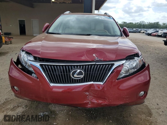 2010 Lexus RX 350 with VIN 2T2ZK1BA9AC012910, listed as a Copart auction lot 51829595 with 138,880 mi miles and Salvage Title. Bid and sale history available at carsss.com. Image 5.