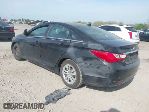 2011 Hyundai Sonata GLS with VIN 5NPEB4AC3BH158080, listed as a IAAI auction lot 42126511 with 176,000 mi miles and . Bid and sale history available at carsss.com. Image 3.