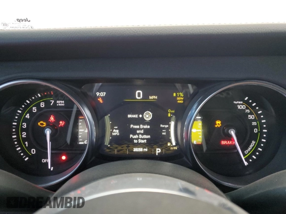 2022 Jeep Wrangler Unlimited Sahara с VIN 1C4JJXP68NW238204, выставлен на аукционе Copart как лот 49292205 с пробегом 35 058 миль миль и Списание • Salvage title. История ставок и продаж доступна на DreamBid. Изображение 9.